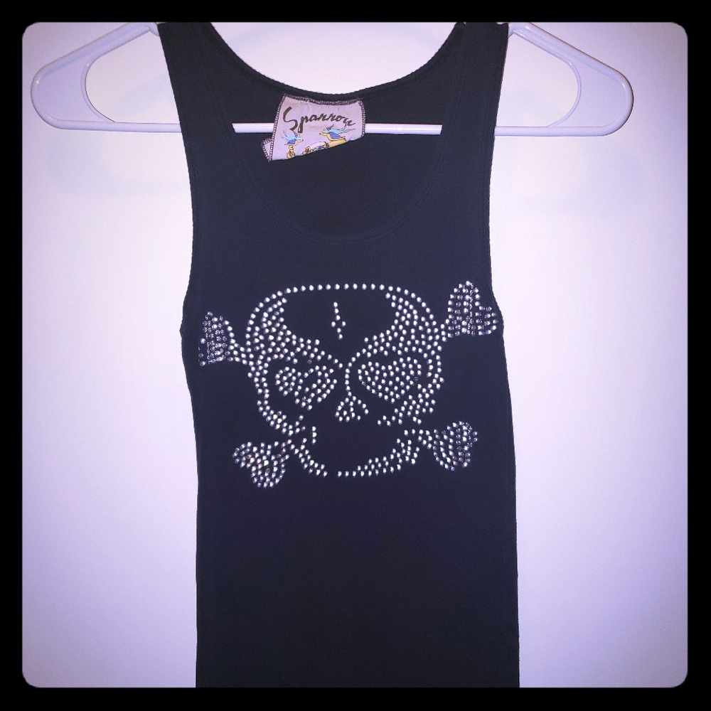 Metal Studded Tank Top
